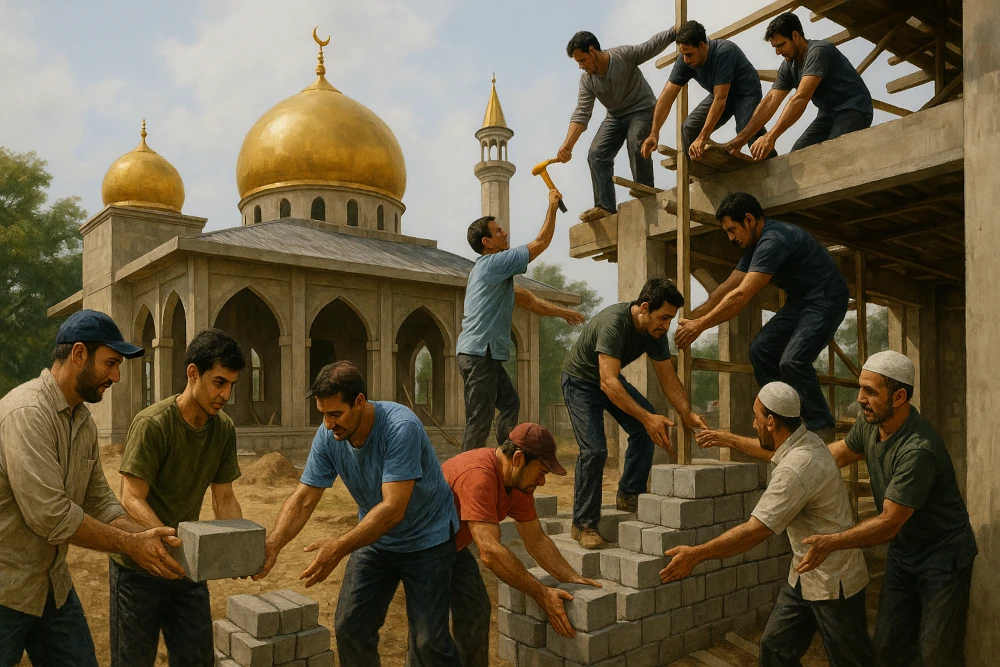 Bangun Masjid Al-Ikhlas